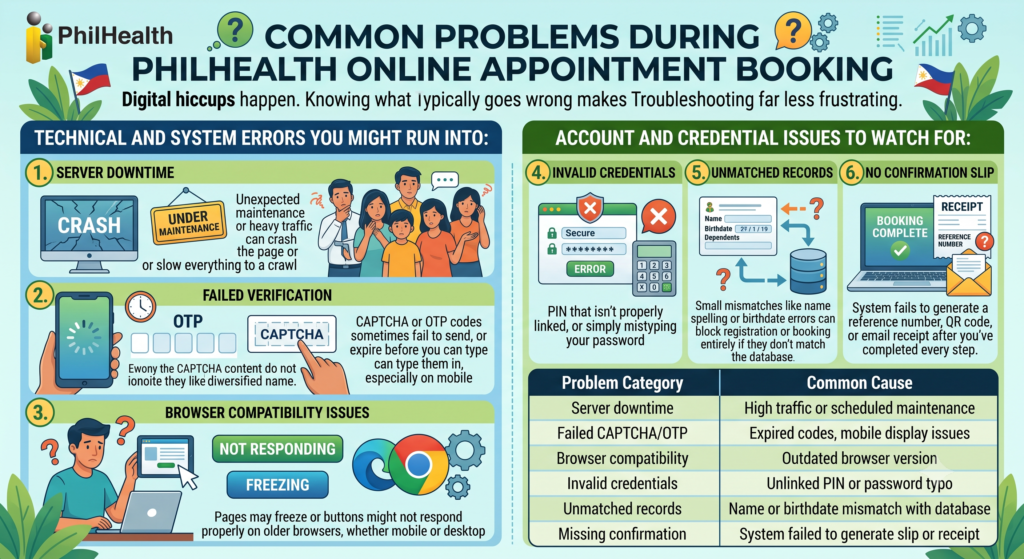 PhilHealth Online Appointment 12 Common Problems During PhilHealth Online Appointment Booking