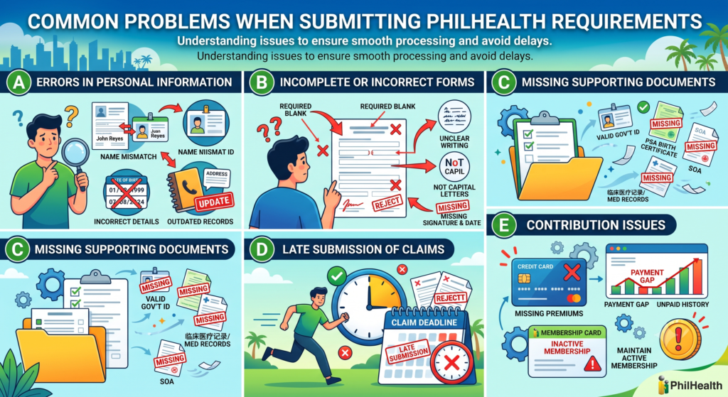 PhilHealth Requirements 11 Common Problems When Submitting PhilHealth Requirements
