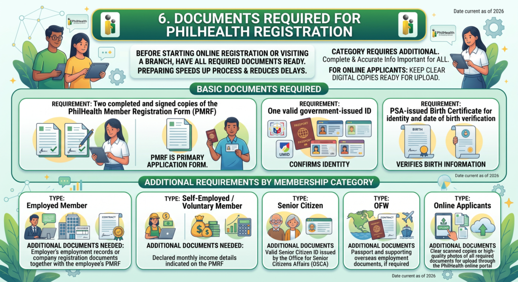 Home 6 Documents Required for PhilHealth Registration