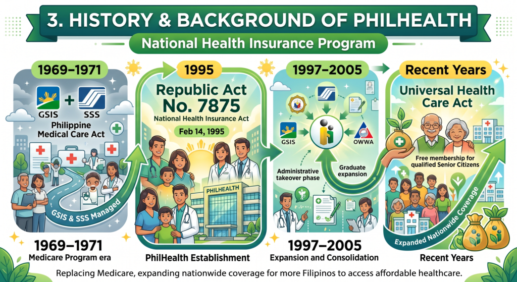 Home 3 History and Background of PhilHealth