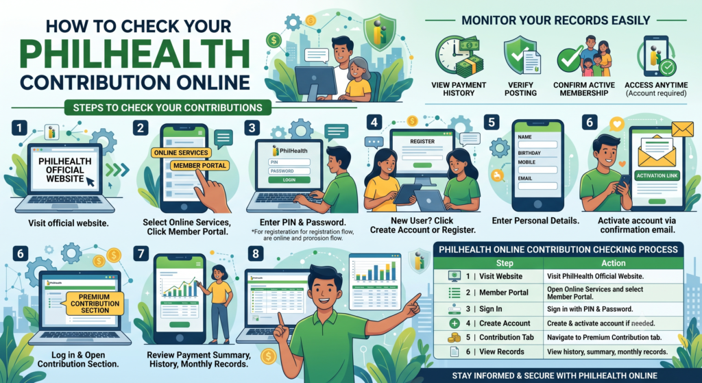 Home 20 How to Check Your PhilHealth Contribution Online