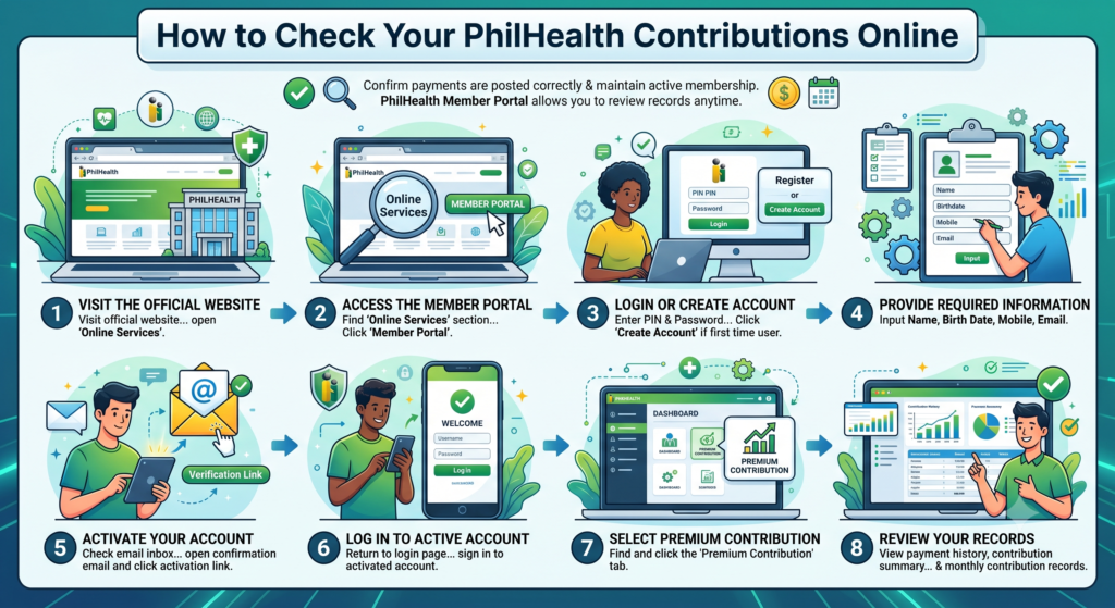 Home 15 How to Check Your PhilHealth Contributions Online