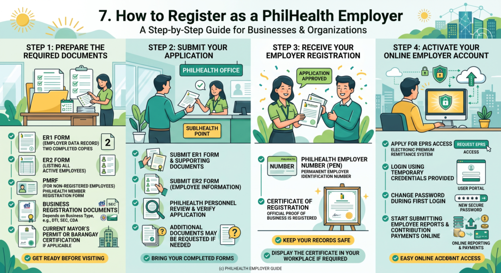 PhilHealth Employer 7 How to Register as a PhilHealth Employer