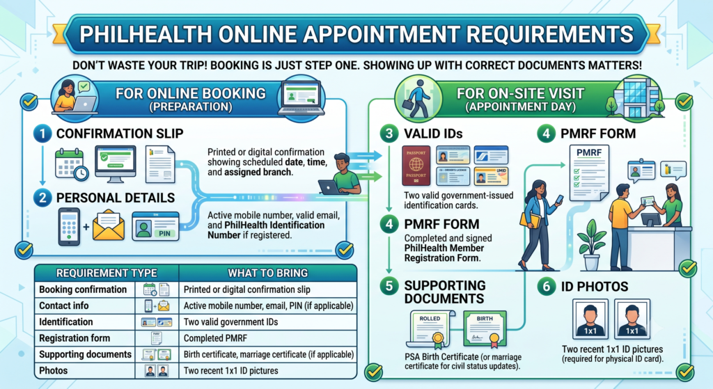 PhilHealth Online Appointment 6 PhilHealth Online Appointment Requirements