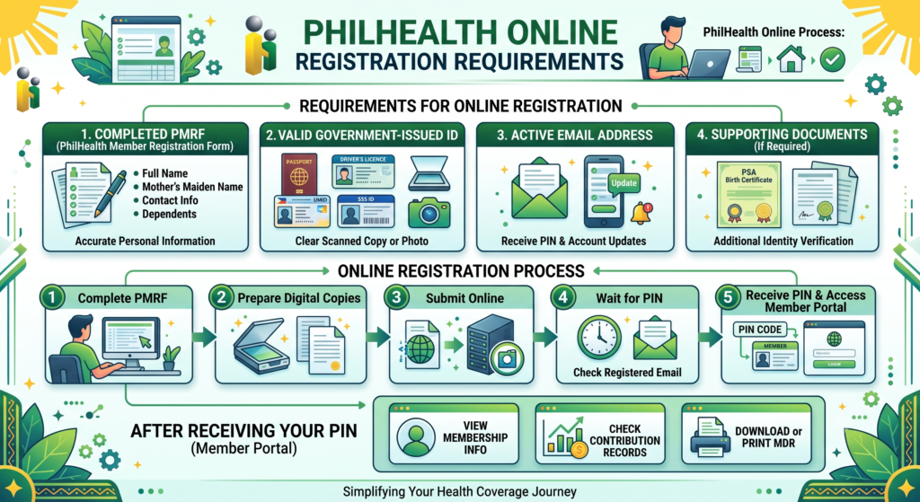 PhilHealth Requirements 6 PhilHealth Online Registration Requirements